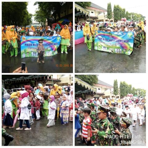 PAUD El-Fath Mengikuti Pawai Parade Cita-Citaku